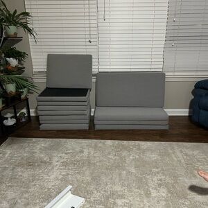 Gray Modular Sofa Cushions